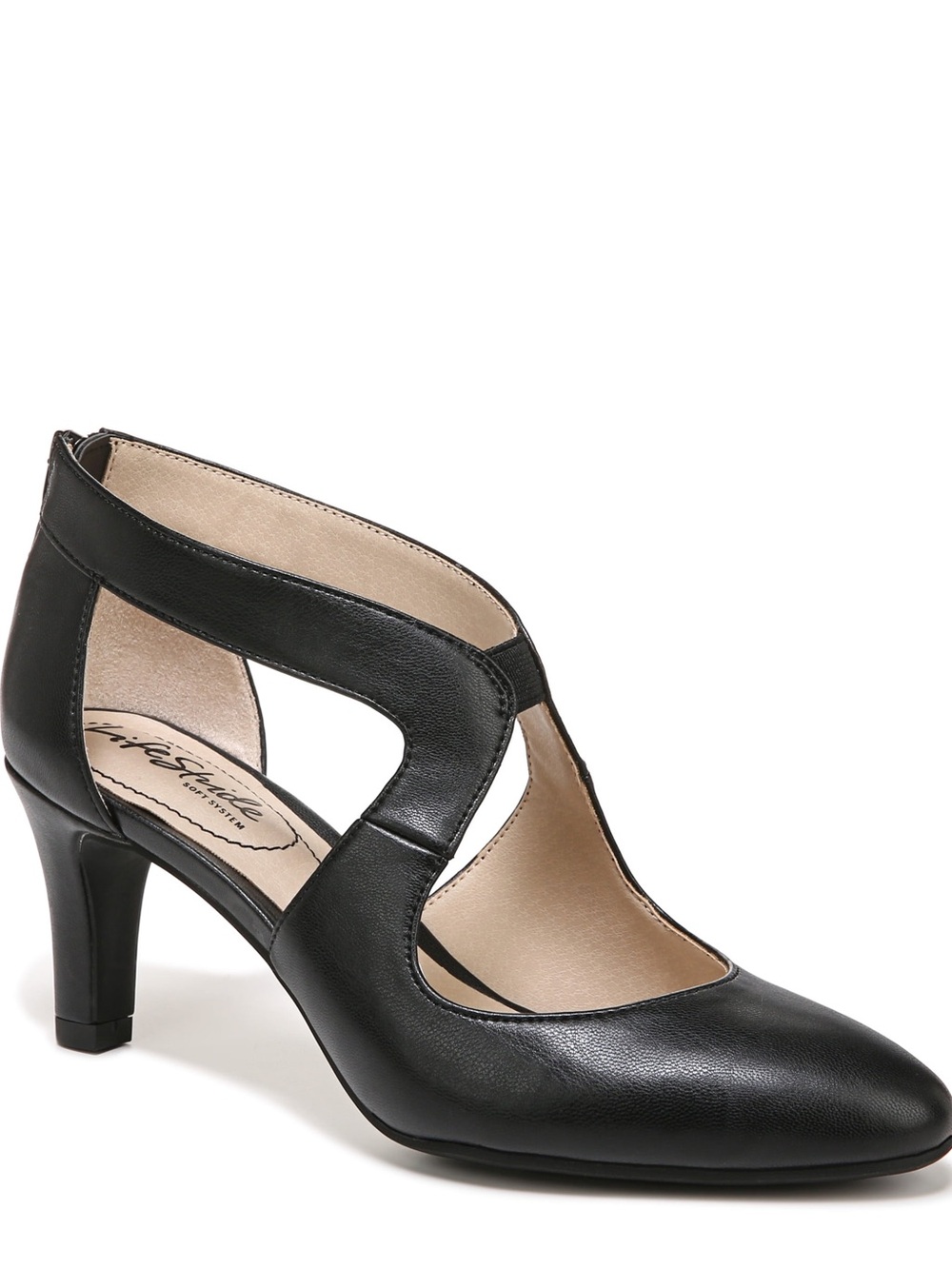 Life Stride Black Cutout Dress Pump